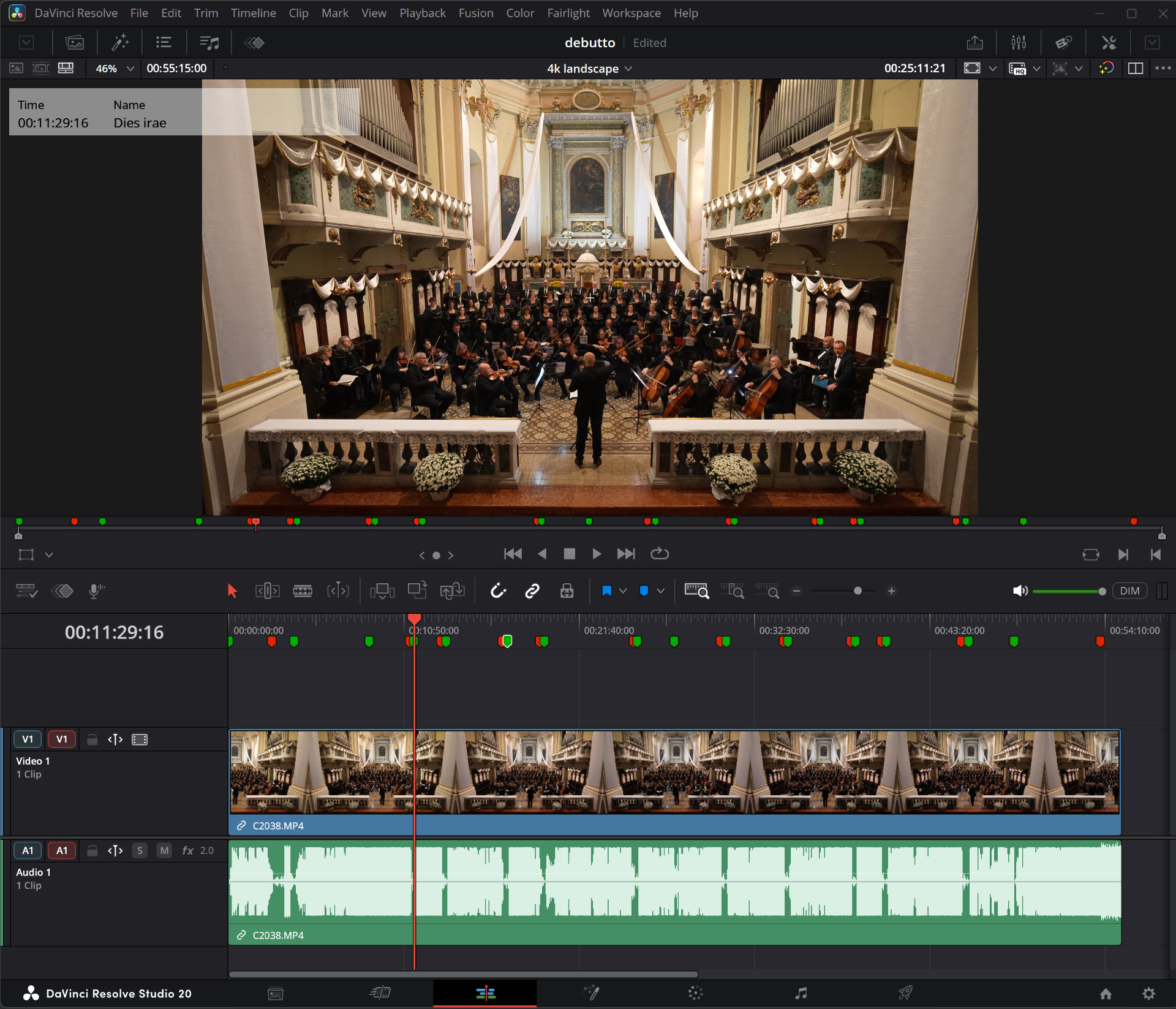Requiem di Mozart separato dai marker